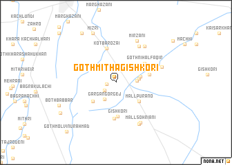 map of Goth Mitha Gishkori