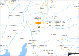 map of Goth Mittha