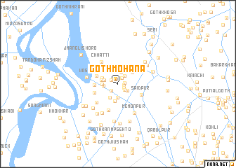 map of Goth Mohāna