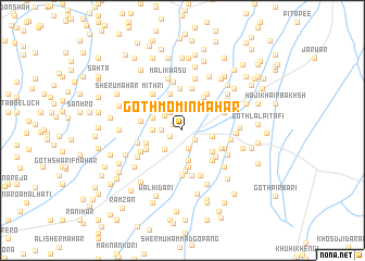 map of Goth Momin Mahar
