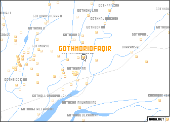 map of Goth Morio Faqīr