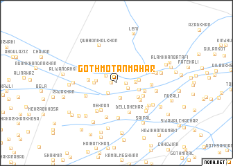 map of Goth Motan Mahar
