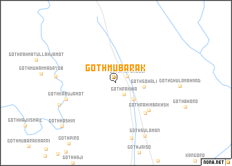 map of Goth Mubārak