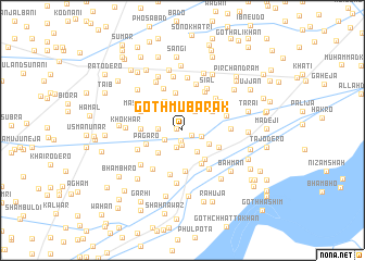 map of Goth Mubārak