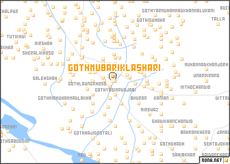 map of Goth Mubārik Lashāri