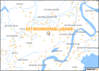 map of Goth Muhammad Ali Jokhio