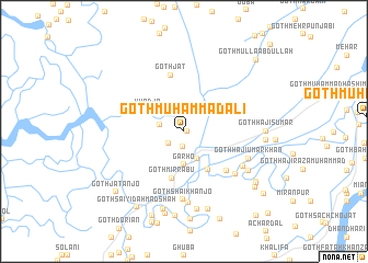 map of Goth Muhammad Ali