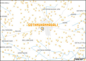 map of Goth Muhammad Ali