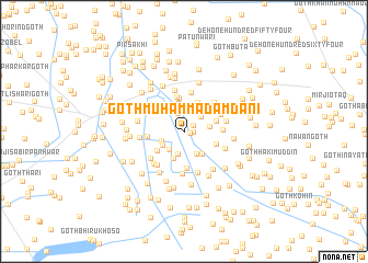map of Goth Muhammad Amdāni