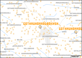 map of Goth Muhammad Bakhsh