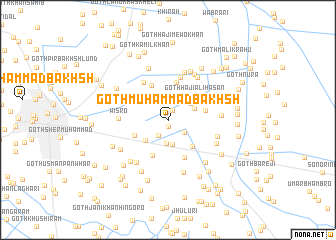 map of Goth Muhammad Bakhsh