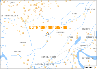 map of Goth Muhammad Ishāq