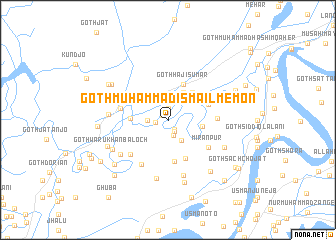 map of Goth Muhammad Ismāīl Memon