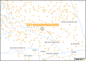 map of Goth Muhammad Khān