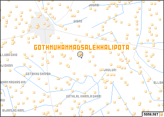 map of Goth Muhammad Sāleh Hālipota