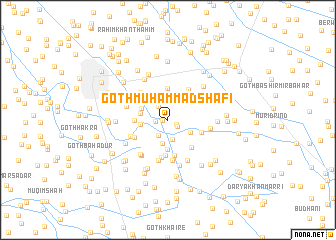 map of Goth Muhammad Shafi