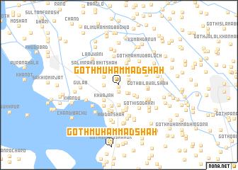 map of Goth Muhammad Shāh