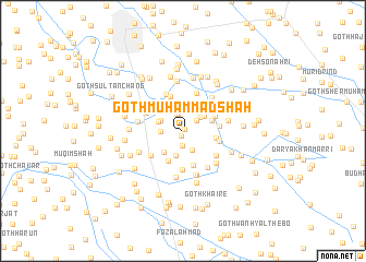 map of Goth Muhammad Shāh