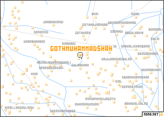 map of Goth Muhammad Shāh