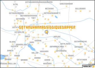 map of Goth Muhammad Siddique Dapper