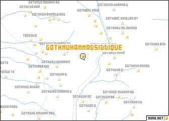 map of Goth Muhammad Siddique