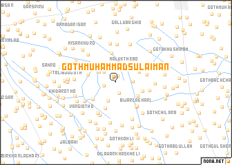 map of Goth Muhammad Sulaimān