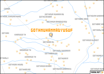 map of Goth Muhammad Yūsuf