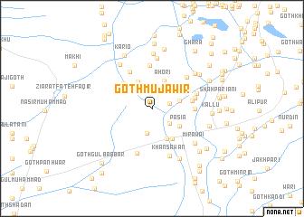 map of Goth Mujāwir