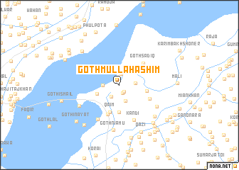 map of Goth Mulla Hāshim