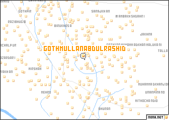 map of Goth Mullān Abdul Rashīd