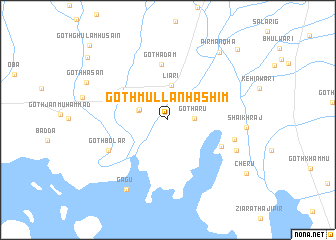 map of Goth Mullān Hāshim