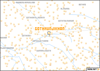 map of Goth Munji Khān