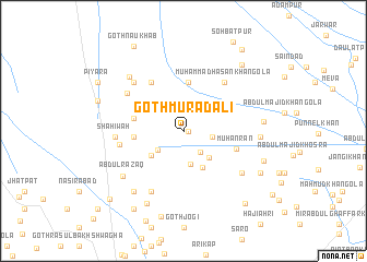 map of Goth Murād Ali