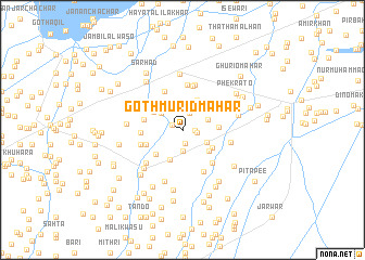 map of Goth Murīd Mahar