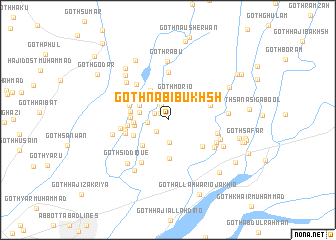 map of Goth Nabi Bukhsh