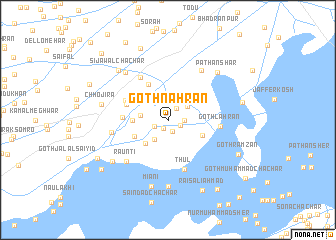 map of Goth Nahrān