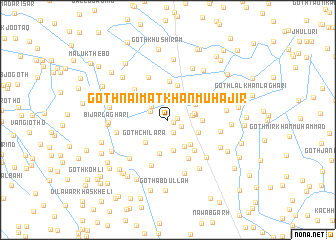 map of Goth Naimat Khān Muhājir