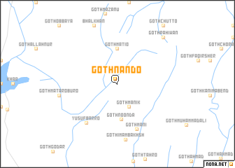 map of Goth Nando