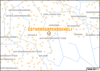 map of Goth Nangar Khāskheli