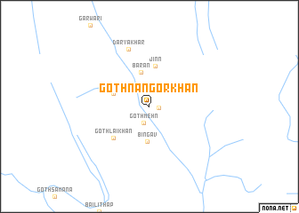 map of Goth Nangor Khān