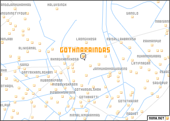 map of Goth Nārāin Dās