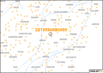 map of Goth Nawāb Khān