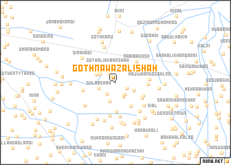 map of Goth Nawāz Ali Shāh