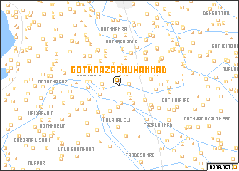 map of Goth Nazar Muhammad