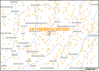 map of Goth Nebāhu Chācher