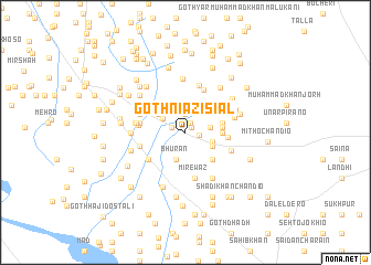 map of Goth Niāzi Siāl