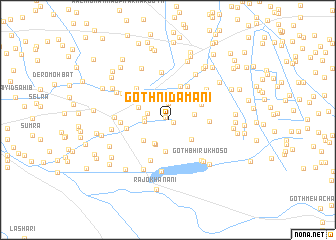 map of Goth Nidāmāni