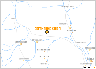 map of Goth Nihā Khān