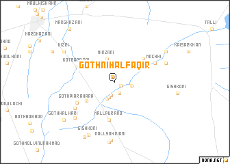 map of Goth Nihāl Faqīr