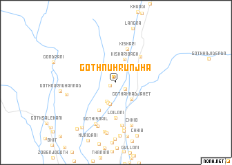 map of Goth Nūh Rūnjha